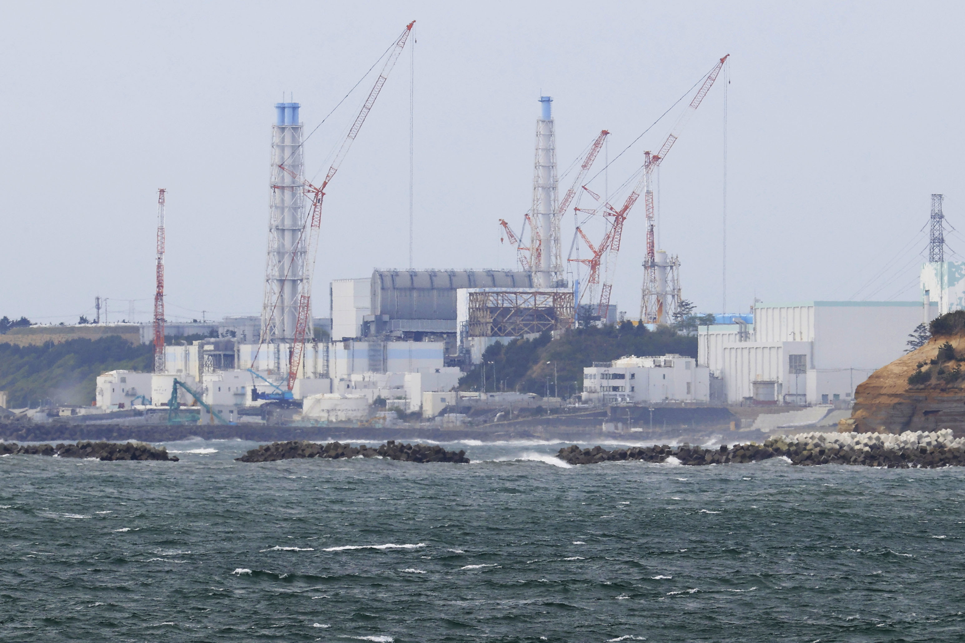 Japan's nuclear waste water discharged into the sea